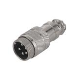 Разъем GX16 (MIC 335) M, на кабель, 5pin