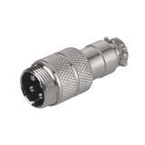 Разъем GX16 (MIC 334) M, на кабель, 4pin