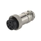 Разъем GX16 (MIC 336) F, 6pin