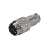 Разъем GX16 (MIC 337) M, на кабель, 7pin