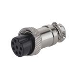 Разъем GX16 (MIC 337) F, 7pin