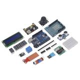 Набір Arduino Starter Kit, Arduino UNO R3, периферійні модулі та радіокомпоненти, (Коробка),
   [China]