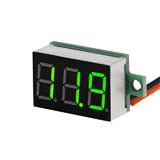 Вольтметр цифровой 4,5-30V, 0,36" зеленый