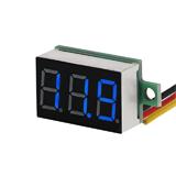 Вольтметр MINI  0-100V  LED  0.36, синий