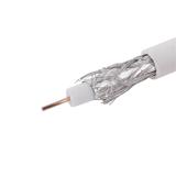 Коаксіальний кабель TY6003, білий, RG-6( 64%), діам-7,1 мм, 75 Ом, (),
   [Trilogyc]