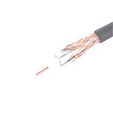 Кабель коаксіальний RCI RG-6 75 Ом, білий, жила мідь (CU) 1,02 мм; поліетилен; фольга; обплетення 64%, (Бухта),
   [L.U.X]