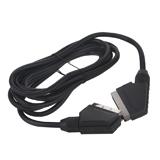 Кабель шт. SCART - шт. SCART 3м, аудіо-відео кабель, SCART 21 pin, ізоляція ПВХ, (),
   [China]