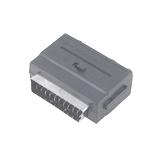 Перехідник шт. SCART-3 гн.RCA + гн.S-Video, 61х49х24мм, з перемикачем вхід / вихід (in / out), (),
   [China]