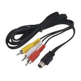 Кабель штекер mini din 9pin - 3 штекери RCA