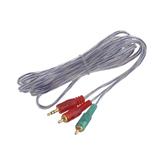 Кабель штекер mini jack 3,5 мм 3C - 2 штекери RCA, 5м