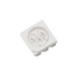 Світлодіод SMD 5050, RGB, 2-3,2V; 20 мА; R-400-500 мкд, G-800-1000 мкд, B-300-400 мкд, (5050),
   [EKL]