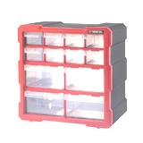 Органайзер Intertool BX-4024, 265х360х160мм; 8 маленьких і 4 великих комірок; комірка може ділиться на 2, (),
   [Intertool]