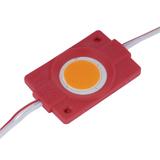 Світлодіодний модуль МТК-СОВ-Round-1LED, червоний, 47x31x5 мм, 12 В, 2,4 Вт, Червоний, COB світлодіод Ø 17 мм, IP65, (),
   [China]
