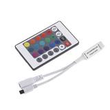 Контролер RGB стрічки з пультом ДУ, 5..24V, 6А (3х2А), пульт 24 кнопки, для стрічки RGB, (),
   [China]