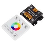 Контролер RGB стрічки з сенсорною RF панеллю, 5-24В, 30А