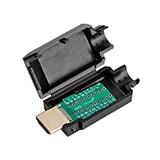 Штекер miniHDMI з друкованою платою на кабель