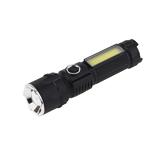 Ліхтарик ручний пластиковий BL-213B-XPE+COB, XPE+COB; вбудований акумулятор, заряд від USB; 3 режими; пластиковий, (),
   [China]