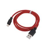 Кабель hoco X21 USB А - Lightning 1м, червоний