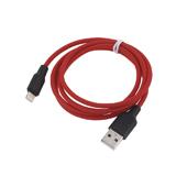 Кабель hoco X21 USB А - Lightning 1м, красный