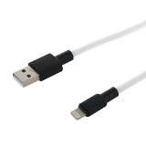 Кабель hoco X29 USB А - Lightning білий 1м