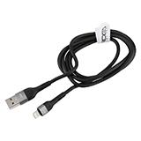 Кабель Ridea RC-XS51 X-Silicone USB А - Lightning 1,2м, черный