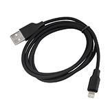 Кабель Ridea RC-M134 SoftSilico 12W USB А - Lightning 1м, чорний