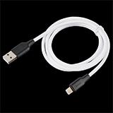 Кабель hoco X21 Plus USB А - Lightning 1м, білий