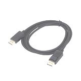 Кабель шт. DisplayPort - шт.DisplayPort, 1,8м, 2 штекера DisplayPort, діаметр кабелю 5 мм, обплетення гумове, (Пакет),
   [China]