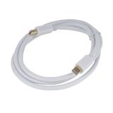 Кабель шт. mini DisplayPort - шт. mini DisplayPort, білий, 1м, 2 штекера mini DisplayPort, діаметр кабелю 5 мм, ізоляція ПВХ, (Пакет),
   [China]