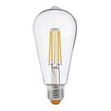 Светодиодная лампа FILAMENT 6W E27 LED 4100K, димерная