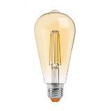 Світлодіодна лампа FILAMENT 6W E27 LED 2200K, димерна