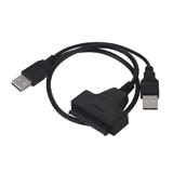 Адаптер контроллер USB 2.0 - SATA 2.5"