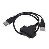 Адаптер контролер USB 2.0 - SATA 2.5