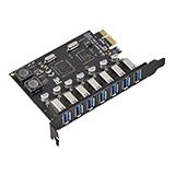 Плата расширения PCI-Express X1 - 7xUSB 3.0