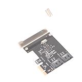 Плата PCIe to SATA III, 2-Port, плата розширення PCIe X1 для додавання SATA 3, (),
   []