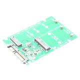 Адаптер SATA3-M. 2 (NGFF) і mSATA SSD, Для M. 2 (NGFF) SSD: 2230, 2242, 2260, 2280, mSATA: HalfSize, FullSize, (),
   [China]