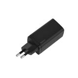 Зарядний пристрій Baseus GaN2 Lite Quick Charger C+U 65W, чорний