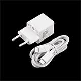 Зарядное устройство Baseus Palm Fast Charger Type-C+USB 30W, белый