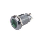 Індикатор антивандальний 12V, зелений, 12V DC, зелений, посадочне місце D=12mm, (),
   []