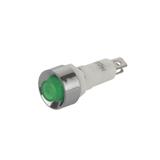 Лампа NHC-10 green, 220V AC, D=9.5mm, (),
   []