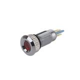 Індикатор антивандальний 8F-D-12VR, червоний, 12V, D=12mm (посадка D=10mm), металевий корпус, (),
   []