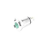 Індикатор LED 12VDC GREEN, 12VDC, 15mA, IP65, зелений D-8mm, (),
   []
