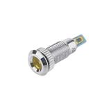 Індикатор антивандальний 8F-D-12VY, жовтий, 12V, D=12mm (посадка D=10mm), металевий корпус, (),
   [BEJGT]