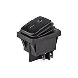 Вимикач вологозахищений KCD4, чорний