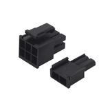 Коннектор питания видеокарты 6+2pin, чёрный