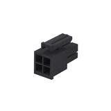 Конектор MOLEX Micro-Fit 3.0 MX-43025-0400 4 pin, чорний, ціна за 1 шт, (),
   []