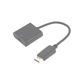 Перехідник штекер DisplayPort - гніздо HDMI, з кабелем 15см, (),
   [China]
