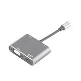 Конвертер MINI, VGA в HDMI, Чорний, гн.VGA і гн.3,5 стерео ( IN) - гн.HDMI(OUT), NTSC / PAL, 720p / 1080p, живлення 5V, (),
   []
