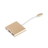 Адаптер штекер type-C 3.1 - гнізда type-C 3.1 + HDMI + USB 3.0