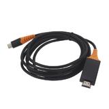 Конвертер з кабелем шт.USB Type-C-шт. HDMI, 2м, HDMI 4Кх30Гц; відео та аудіо сигнал, (Коробка),
   [China]
